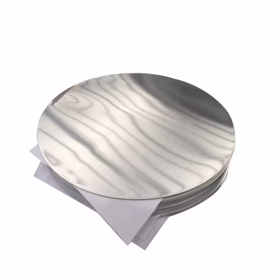 1100 3003 1050 1060 3005 3105 Polierte runde Scheibe Aluminium-Kreisscheibe für Kochgeschirr, Pfannen, Töpfe, Utensilien